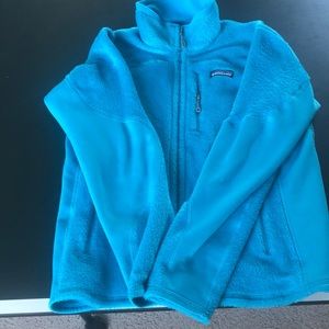 Patagonia fuzzy women’s coat